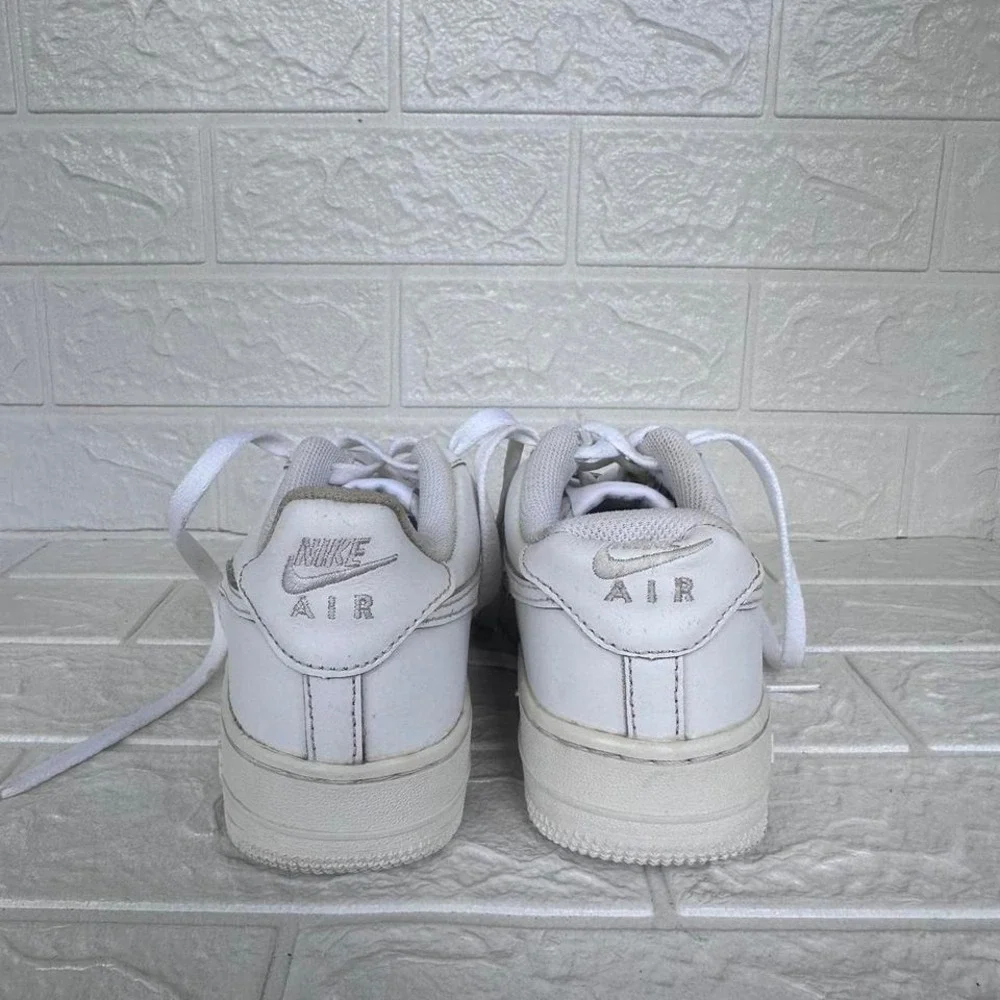 Nike‎ Air Force 1 Mens Size 5Y Low White White DH2920-111 AF1 Streetwear School